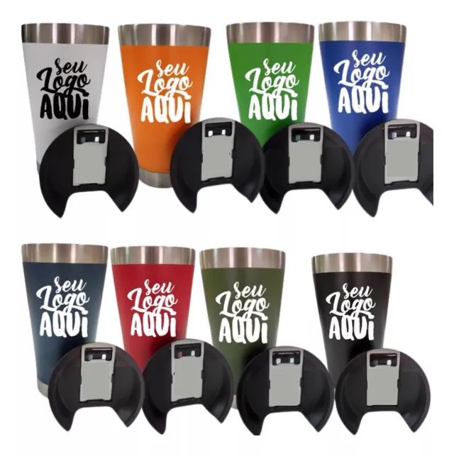 Copo Térmico Personalizados  Inox Tampa com Abridor - Foto 3