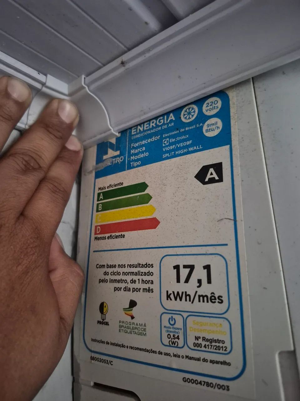 Electrolux Split Air Conditioner 9000 BTUs