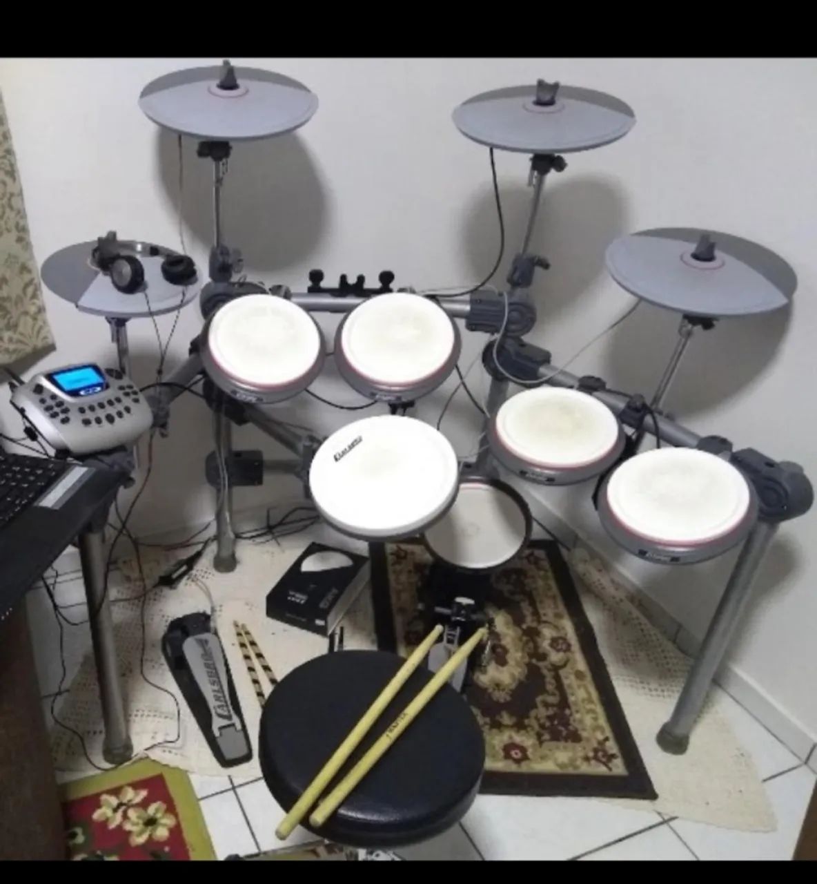 Bateria Eletrônica Carlsbro Odery Usb Midi Csd230 A - Foto 4