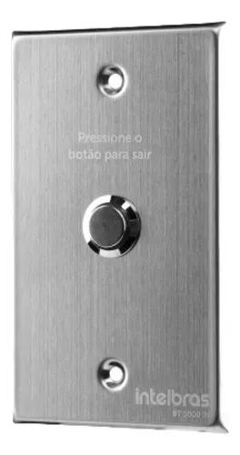 BOTÃO ACIONADOR BT5000 INOX  INTELBRAS NOVO LACRADO FRETE GRÁTIS PARA MACEIÓ