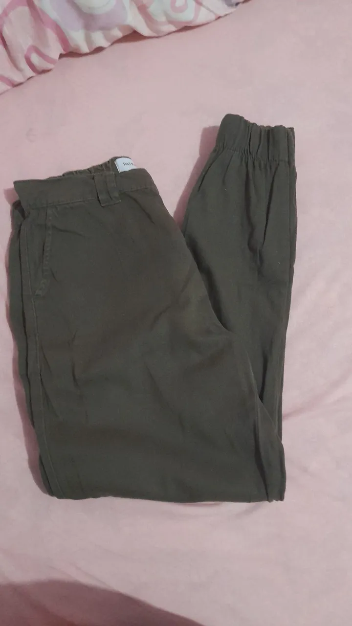 Calça Verde Militar Jogger