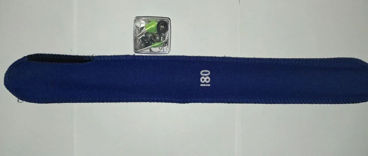 Conjunto 2 varas de pesca telescópica, carbono, 1,80m, 2,70m e mais acessórios 