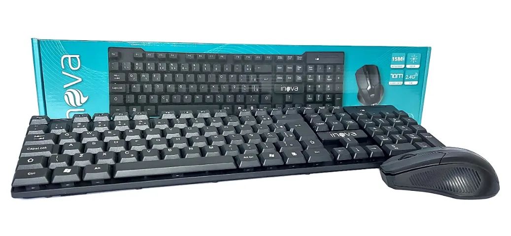 Teclado e Mouse sem fio Inova KEY-8388