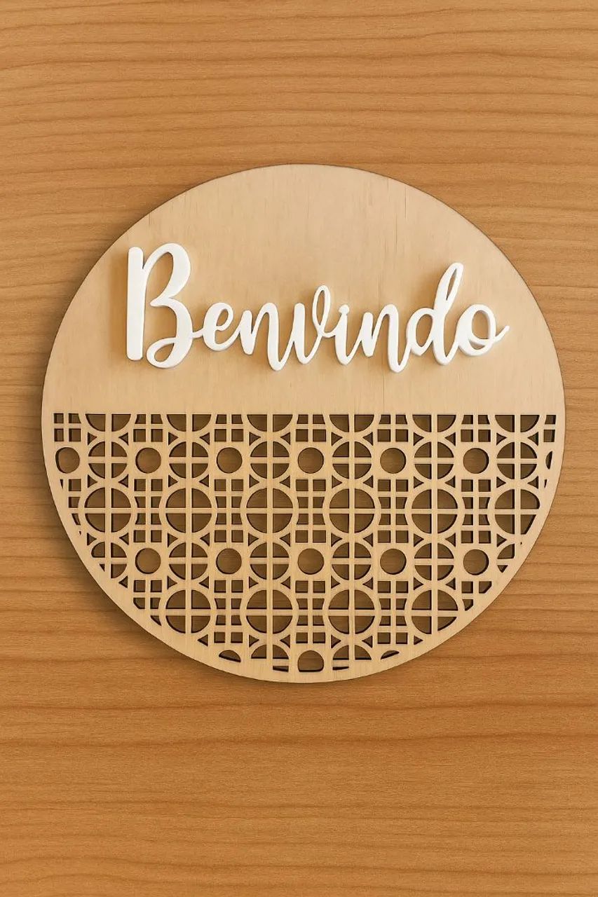 Placa para porta em mdf