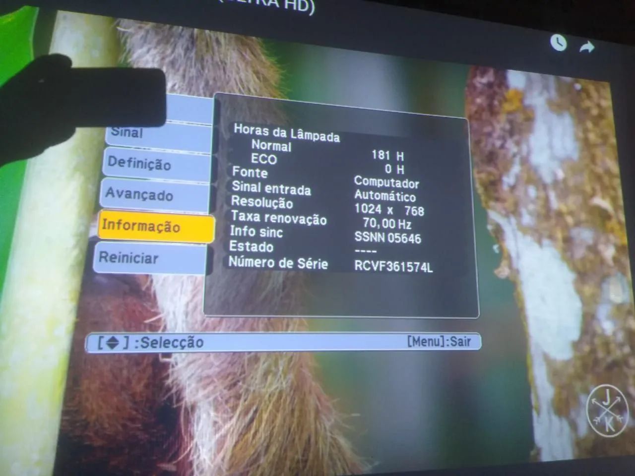 Projetores epson seminovos , preço de unidade, horas de uso ,300, 500 ,e zero horas  - Foto 4
