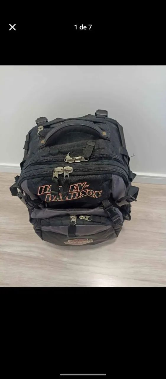 Mochila com rodinhas Harley Davidson. - Foto 5