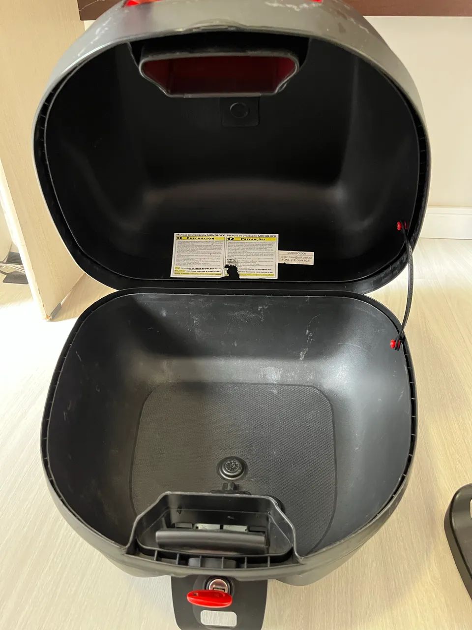 Kit Baú Givi 28L + Suporte de baú para Yamaha Fazer 250 (FZ25 2018 +) - Foto 10