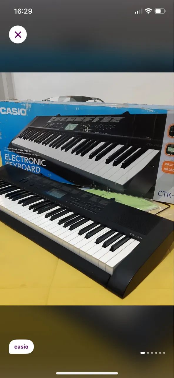 Teclado Musical Eletronic Casio 