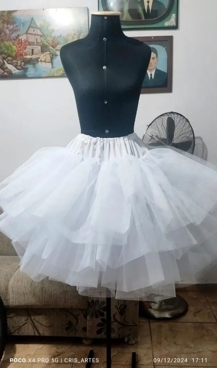 Saia tule filó modelo armação  - Foto 4