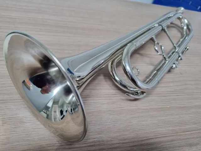 Corneta Mib Fanfarra Brasil Musical Nova C/ Gatilho E Bag - 10X cartão - Envio todo Brasil - Foto 3
