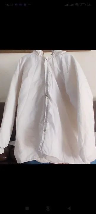 Jaqueta branca para frigorífico 