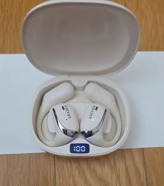 Fone sem fio Lenovo Arazer|Gancho AURICULAR especial p/esportes/Graves++/12+60 hrs bateria