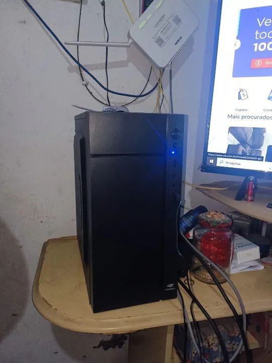 Pc gamer i3 3240, 8 gb ddr 3, Placa de Video RX 560XT 8gb, NVME