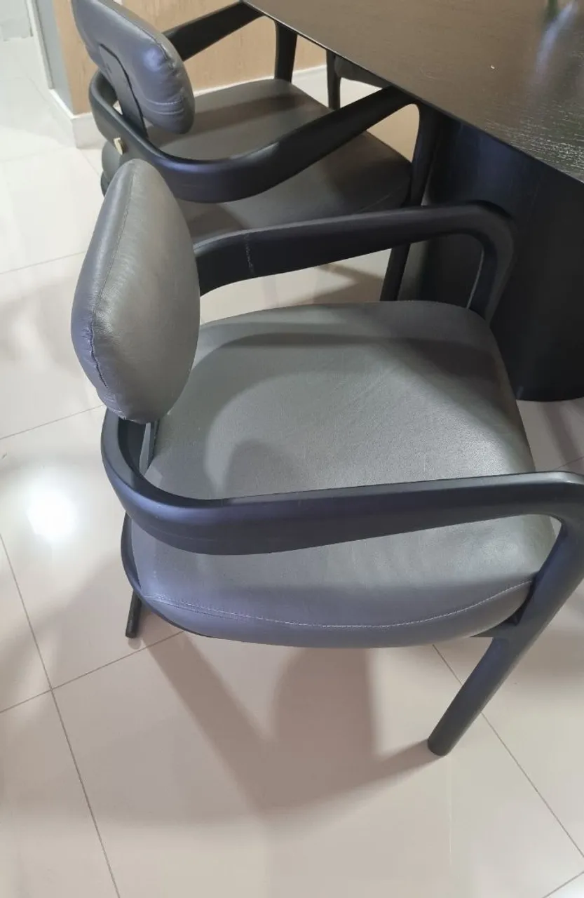 06 Cadeiras de Jantar Modernas e Confortáveis