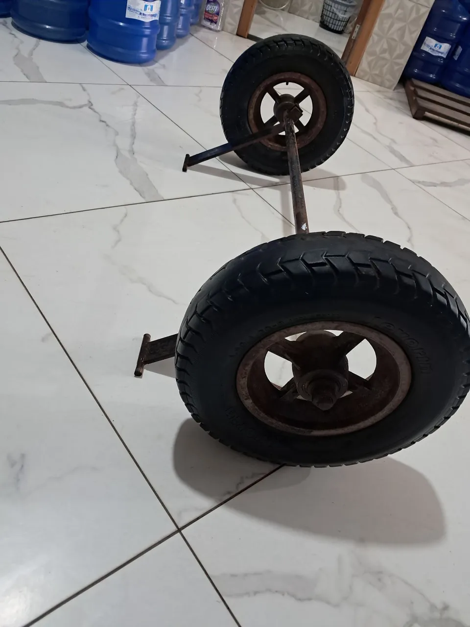 Rodas e Eixo para carretinhas e Reboques