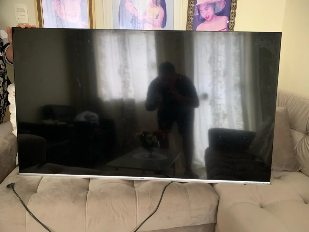 Smart tv Android 58 polegadas.