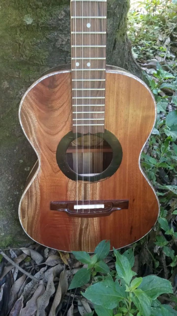 Viola de madeira maciça