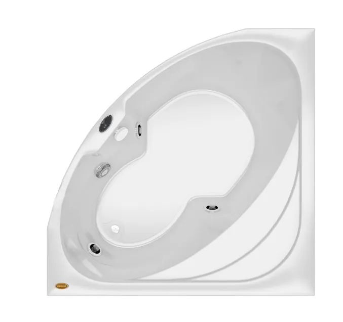 NOVA- Banheira Jacuzzi com hidromassagem Dharma de canto 135x135cm - Foto 3