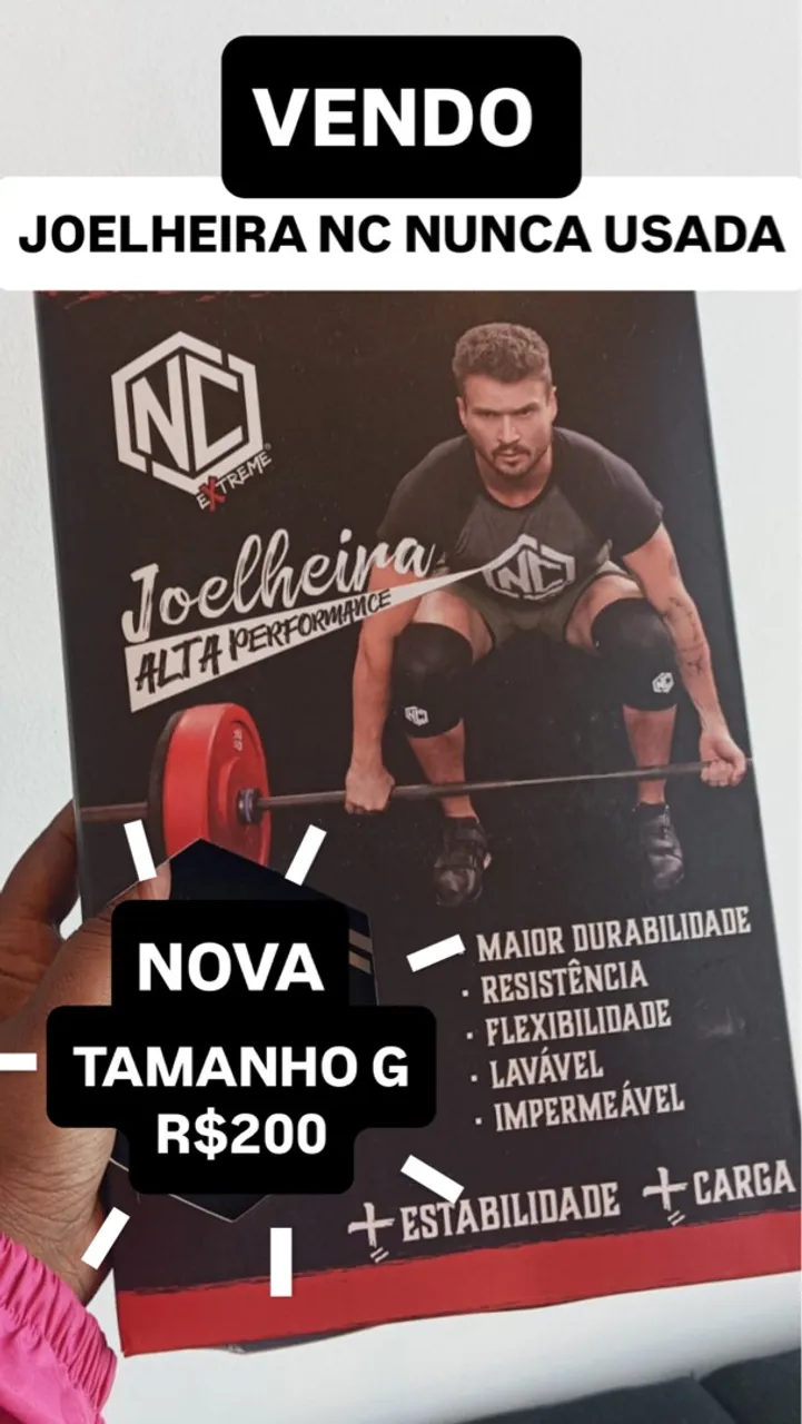 Joelheira NC Extreme Alta Performance - Tamanho G