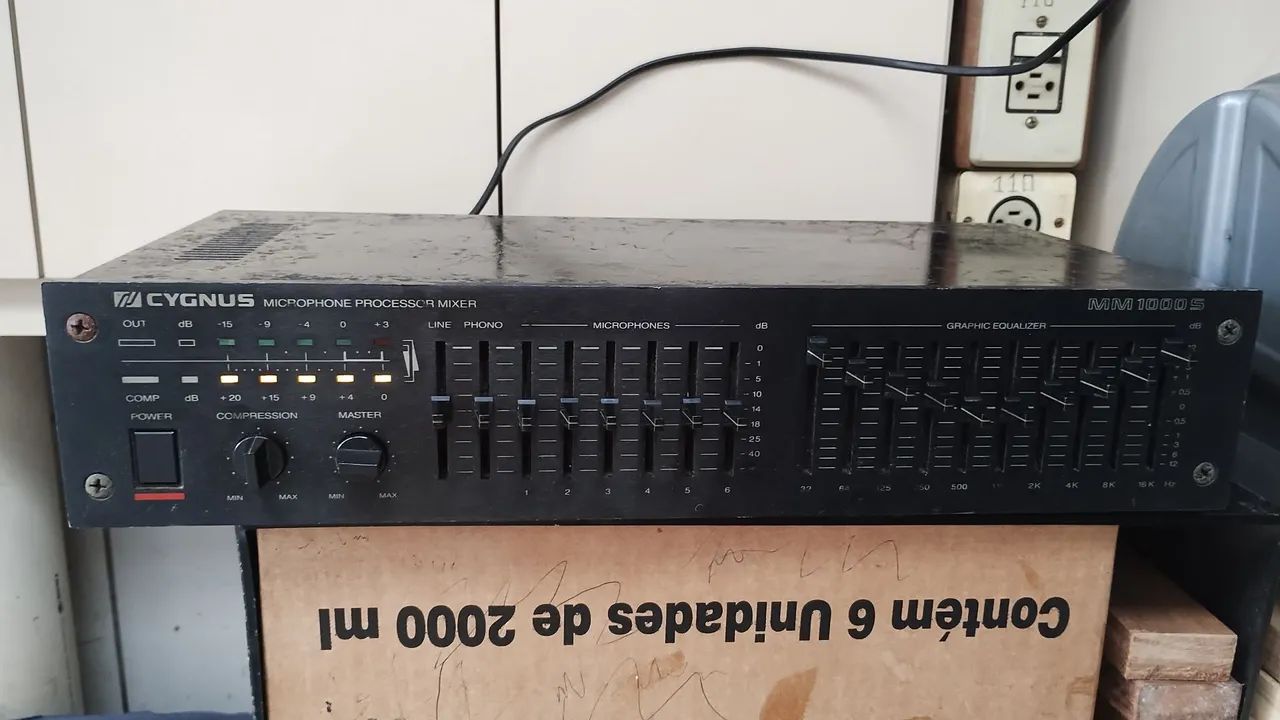 Microfone processor Mixer sygnus 