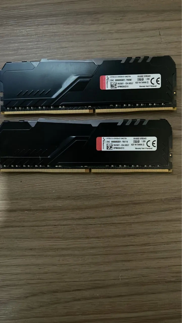Memória RAM HyperX Fury DDR4 16GB (2x8GB) 3000MHz