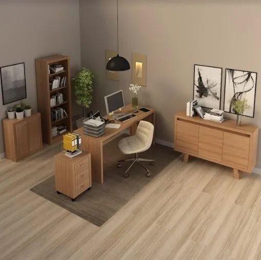Office Furniture, 5-Piece Set, Excellent Value for Money, R$2,443.36!