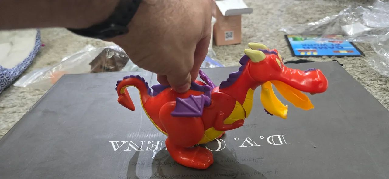 Boneco Sparkie - O Caveleiro Mike - Mattel 2013 Usado (Usado) - Foto 4