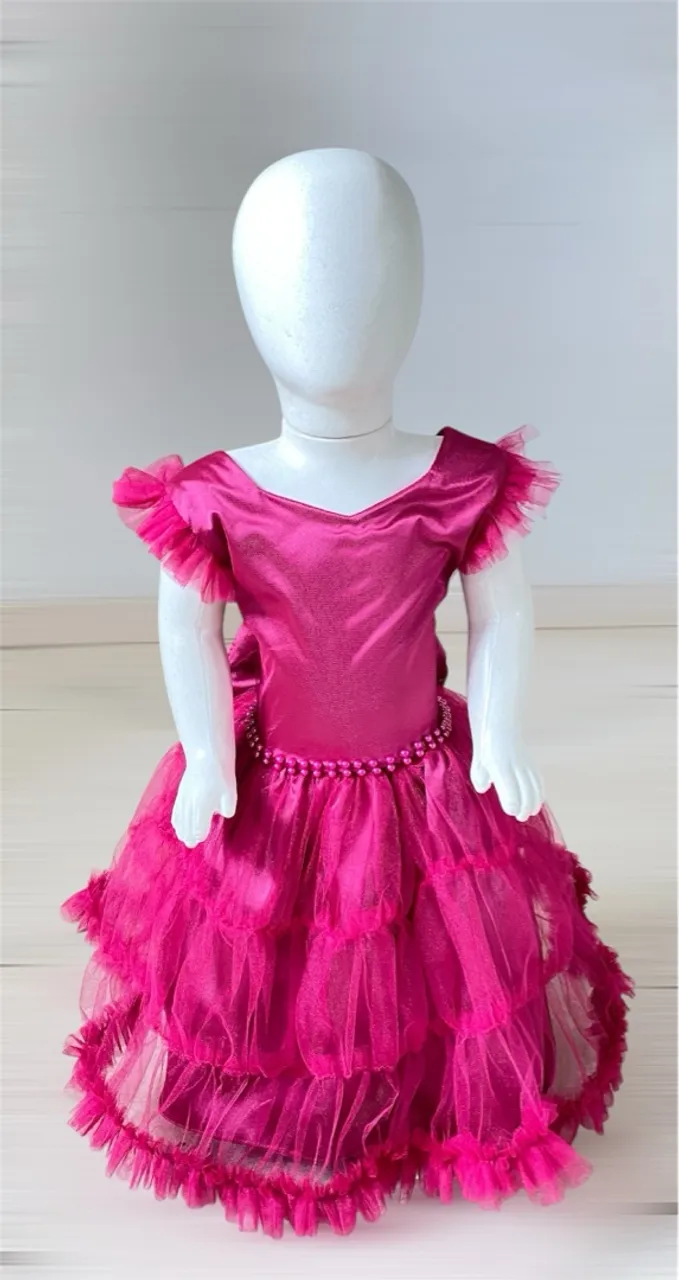 Vestidos de festa infantis de 2 a 12 anos