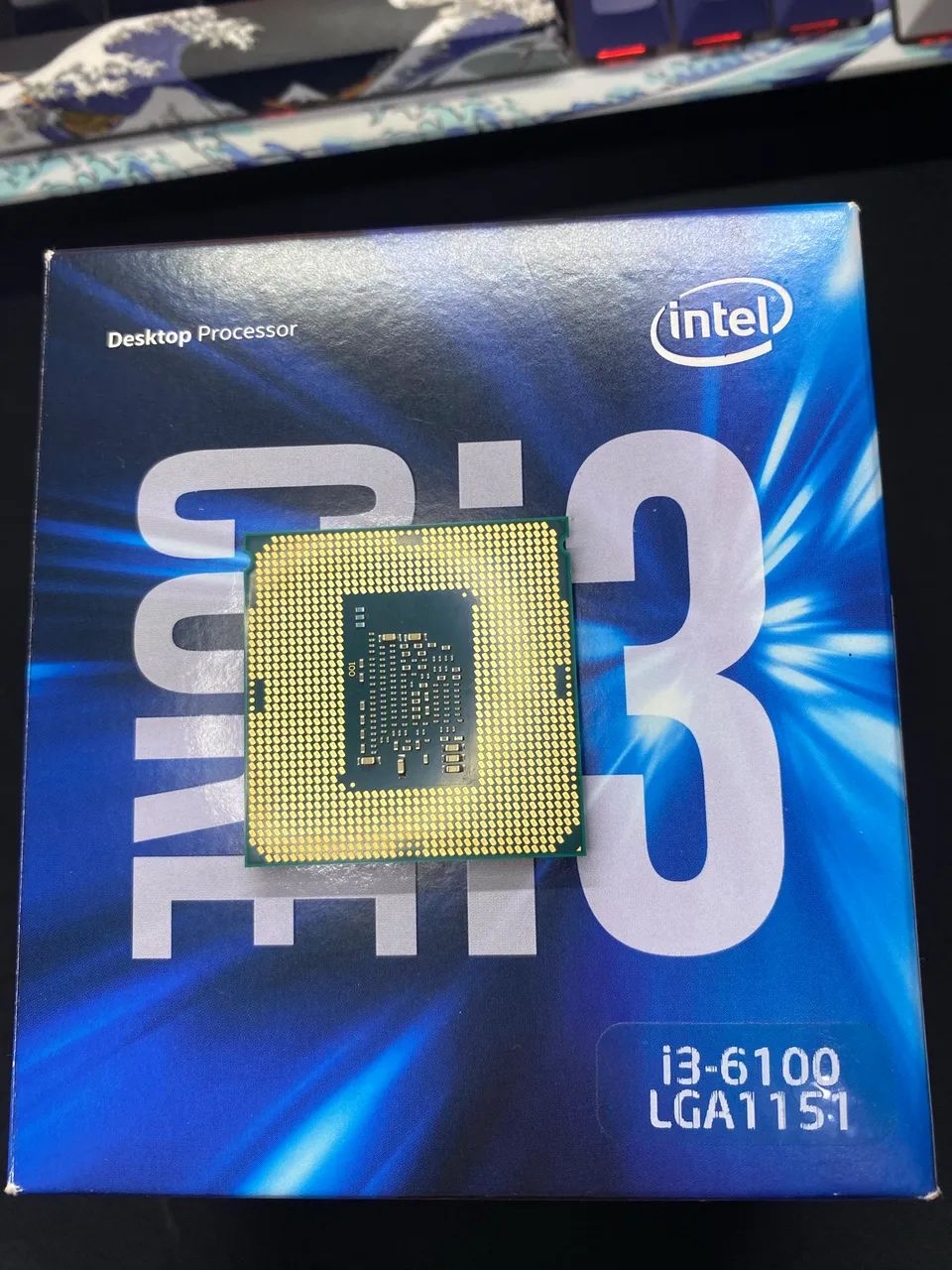 Intel Core i3-6100 funcionando 100% Peças de Hardware Novo