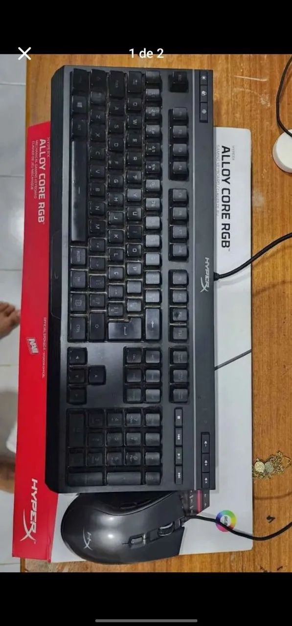 Kit Teclado/Mouse Gamer HyperX