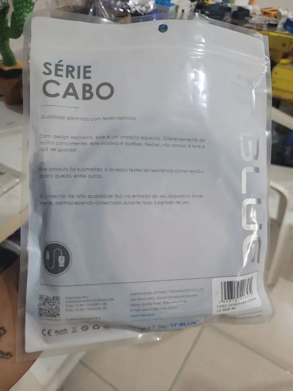 Cabo de Vídeo DVI x HDMI 3 metros dourado - R$40,00 - Foto 3