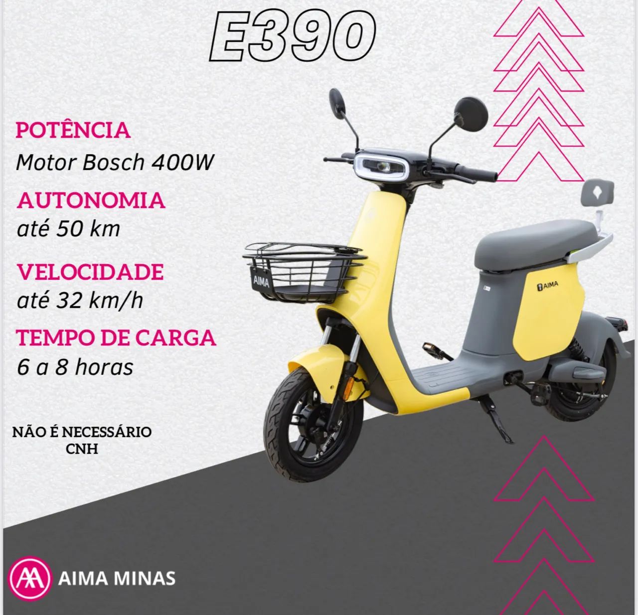 Moto elétrica Aima com excelente preço 