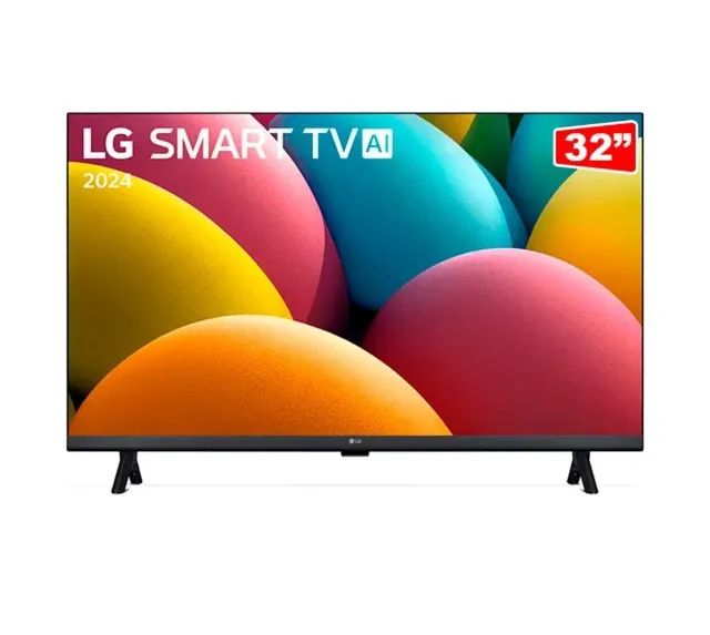 Smart TV 32" LG HD 32LR600BPSA com processador a5 Ger 6 AI, Alexa integrado, LG Channels,  - Foto 3