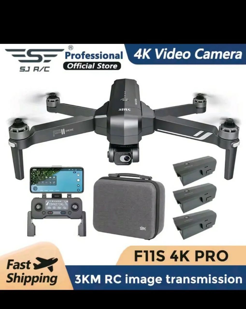 Drone F11S 4K PRO 3 Baterias + Handbag - Foto 2