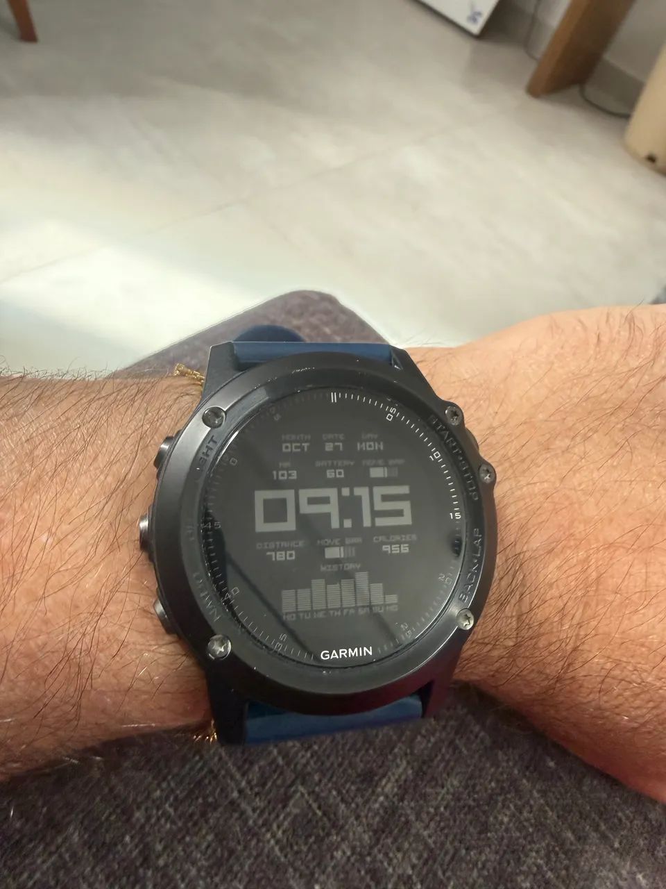 Relógio Garmin Fenix HR com pulseiras Smartwatches Granjas