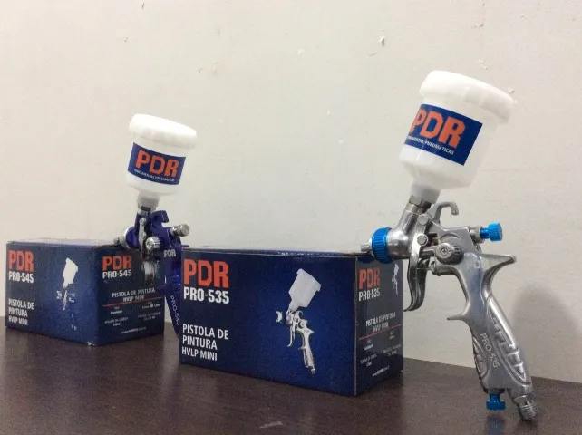Pistola de Pintura Gravidade Mini PDR-PRO 535 Bico 0.8 mm 125 ML