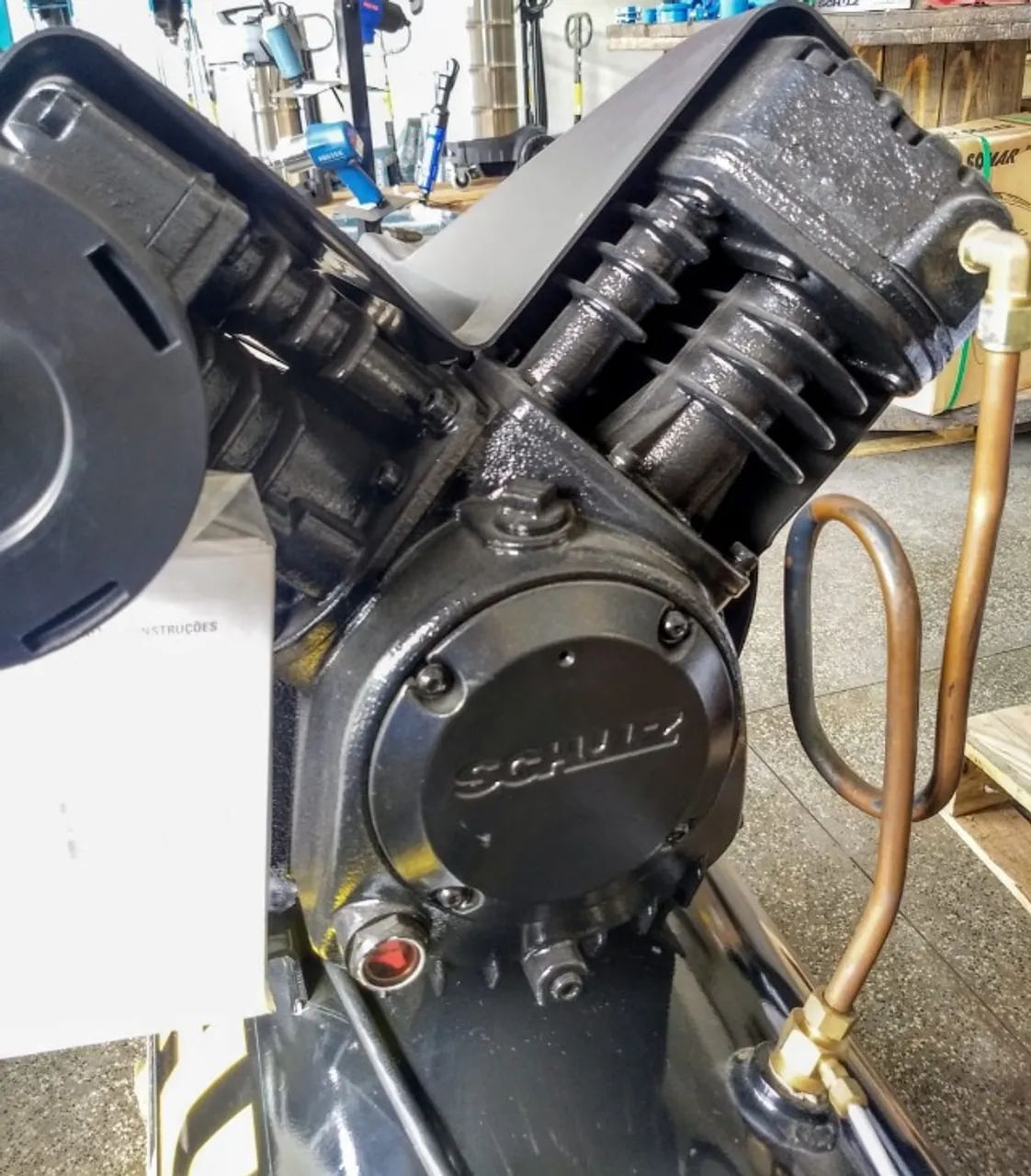 Compressor Industrial Schulz Audaz MCSV 20 Pés 200 Litros 5CV  - Foto 3