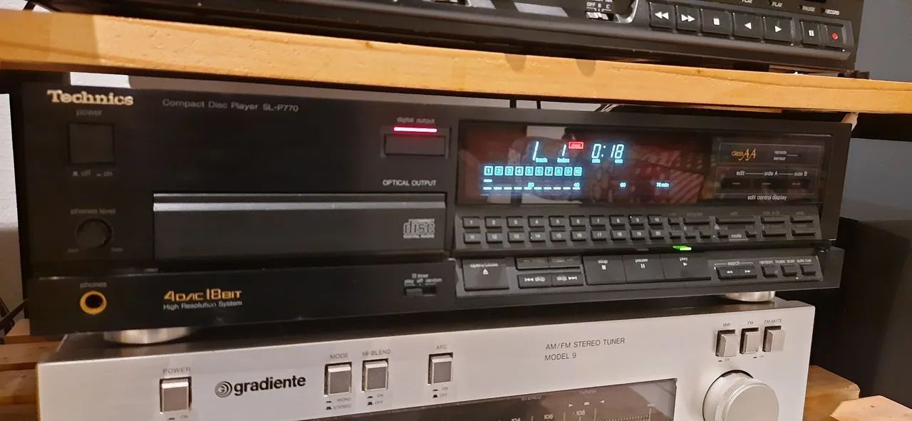 Tocador de CD Technics SL?P770 - Hi?Fi vintage, 4 DAC 18?bit