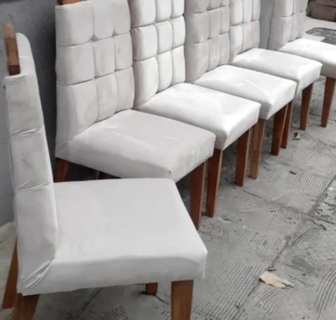 CADEIRA DE JANTAR ESTOFADA CADA UNIDADE 210 - Foto 4