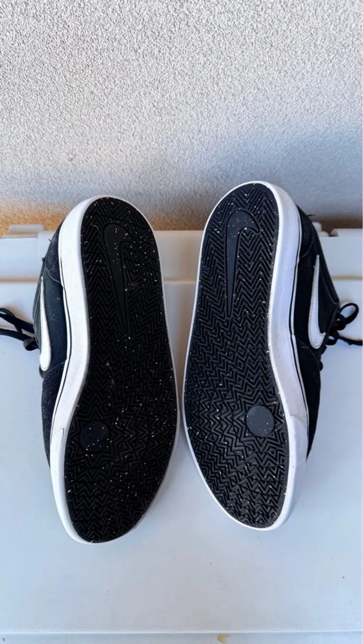 Tênis Nike SB Check Solarsoft - Preto - Foto 5