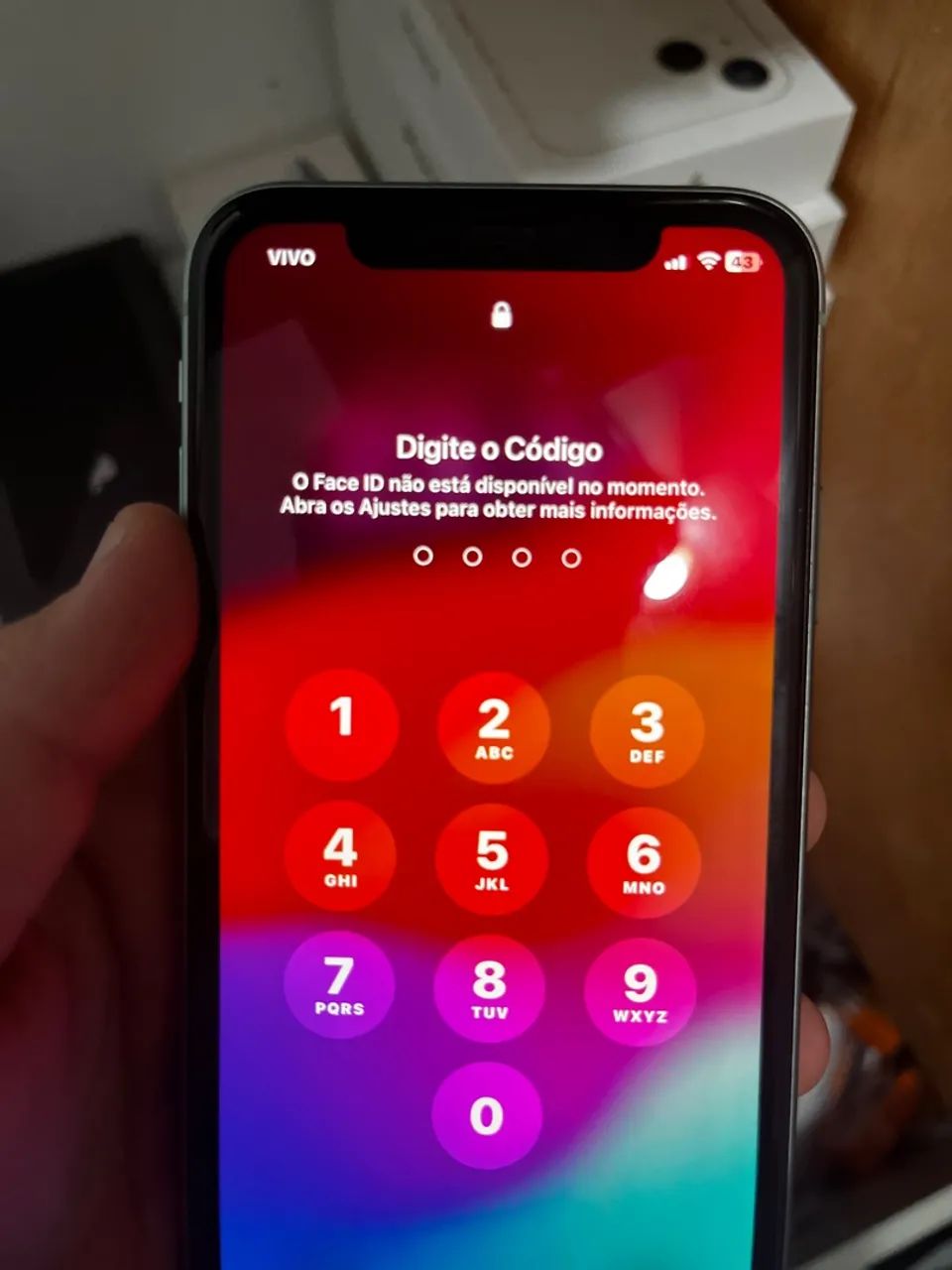 iPhone 11 - verde - 64gb - Face ID off 
