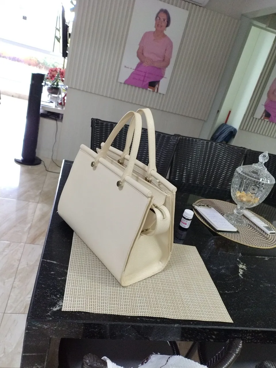 Bolsa de mão branca