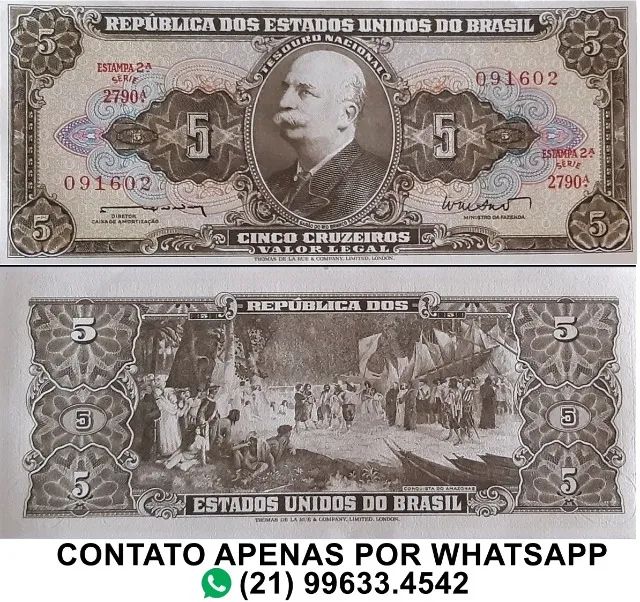 78 Cédulas Fe (Flor de estampa) Bªº do Rio Branco - Foto 4