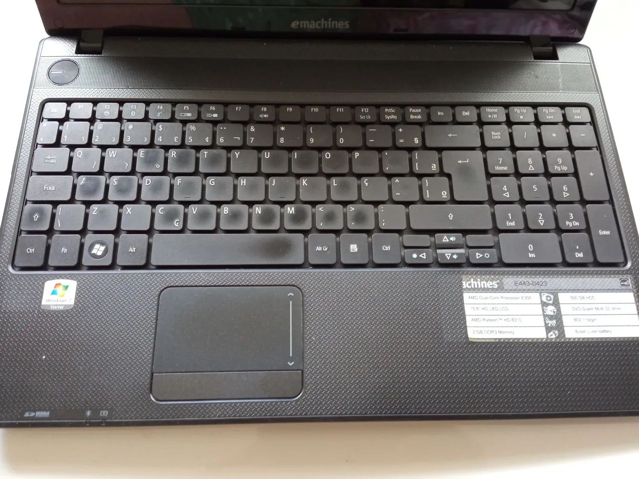 Notebook emachines AMD Dual Core - Foto 2