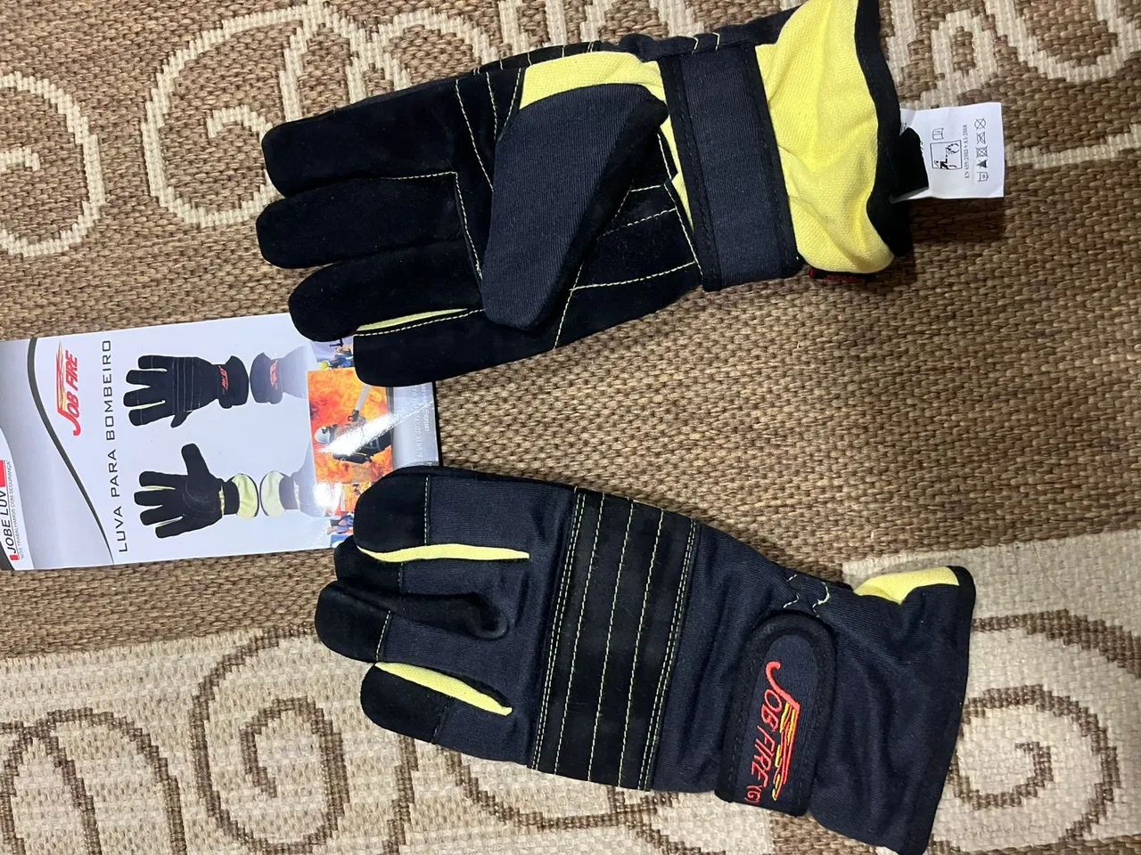 Luva de Combate a Incêndio Bombeiro Jobfire - Foto 2