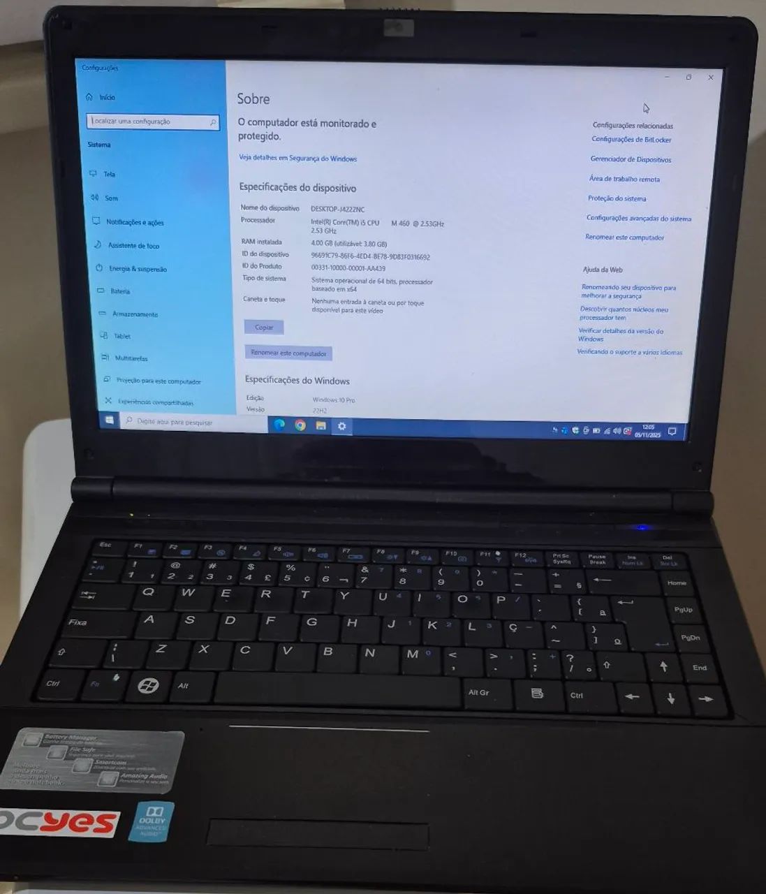 Notebook Sim Plus Core i5 

Processor CNotebook Sim+
ore i5 64341170352515120