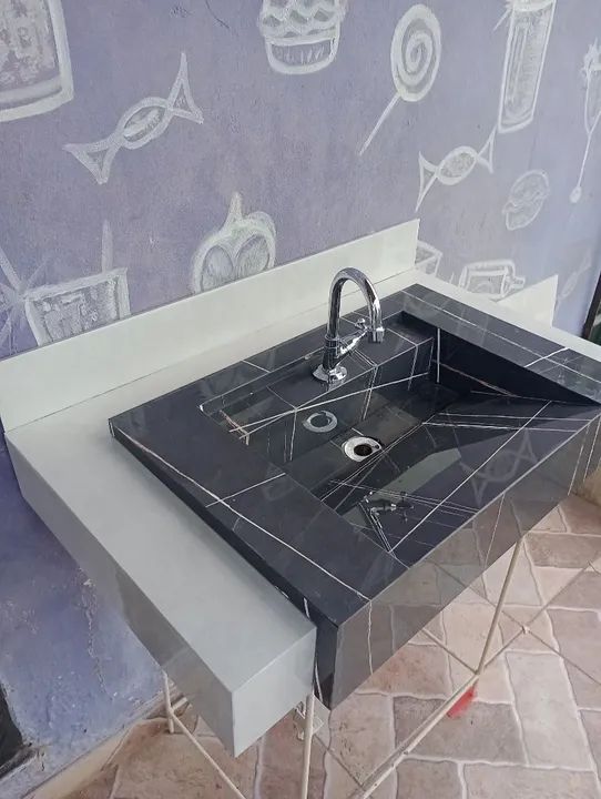 Pias escupida porcelanato 