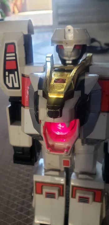 boneco power ranger branco mmpr bandai 1994 - Foto 5