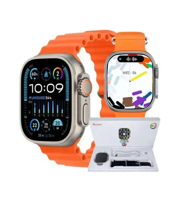 Relógio Microwear SmartWatch Ultra + Pulseira de Brinde