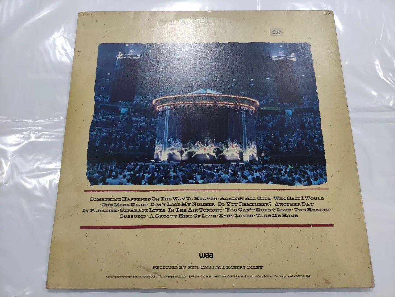 Phil Collins  - Serious Hits Live (LP Duplo Nacional) Ler Descrição - Foto 2